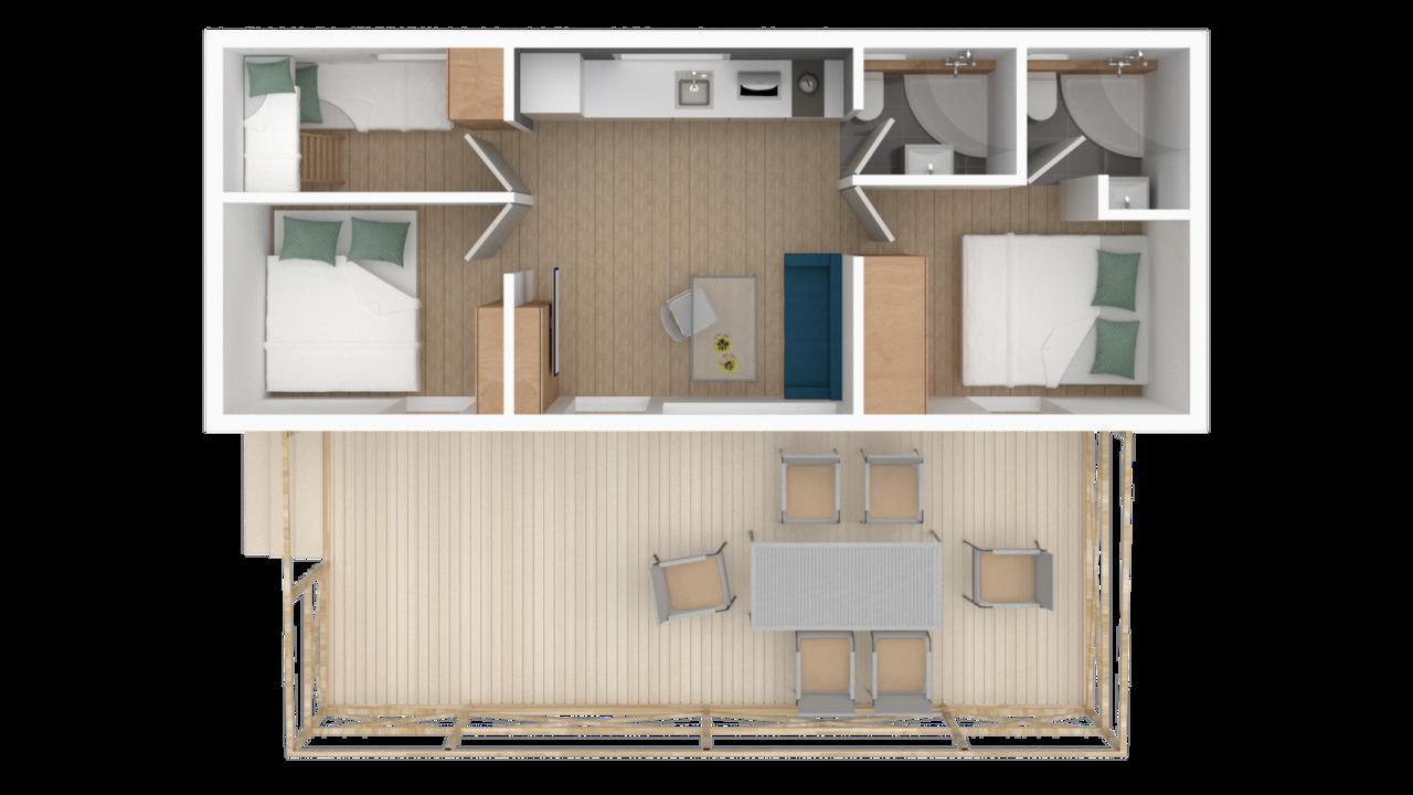 Mediteran Travel Mobile Homes Solaris بروداريكا الغرفة الصورة